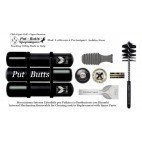 Put-Butts Spegnisigaro L 100 con 2 Portasigari, Rosso Sport - Made in Italy - SPEDIZIONE COMPRESA.