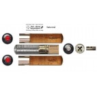 Put-Butts Spegnisigaro L 100 con 2 Portasigari, Rosso Sport - Made in Italy - SPEDIZIONE COMPRESA.